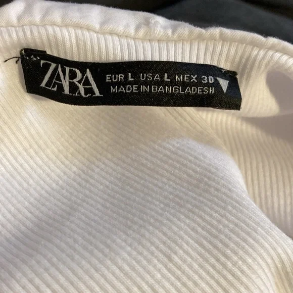 White Ruffle Off-Shoulder Bodysuit - Picture 9 of 9